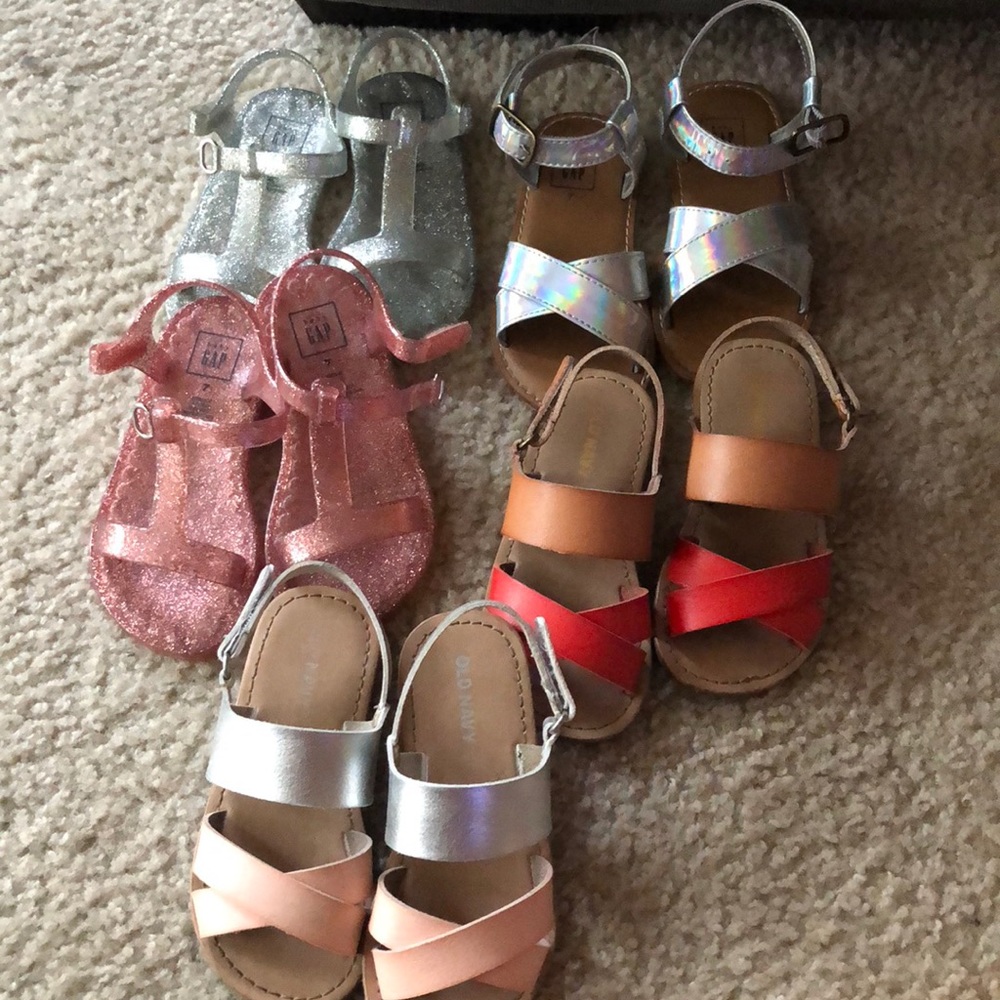 Baby gal & old navy sandals